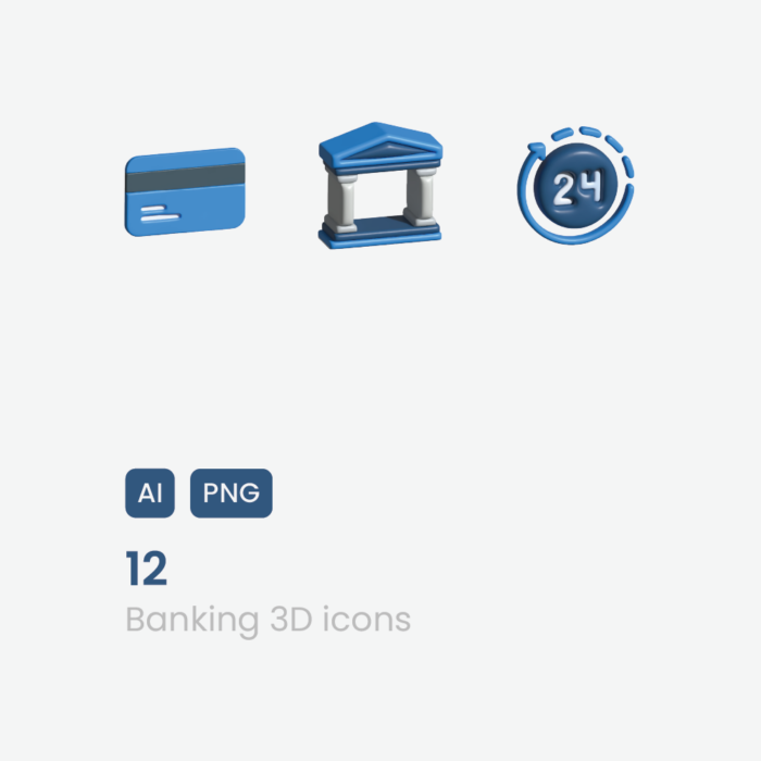 Banking 3D icons