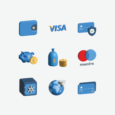 Banking 3D icons