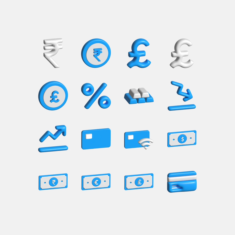 Finance 3D icon pack