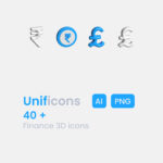 Finance 3D icon pack