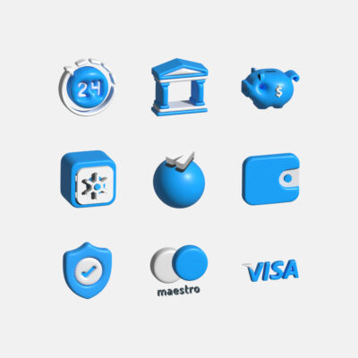 Finance 3D icon pack