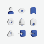 User interface 3D icons