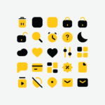 User interface icons - Yellow 2