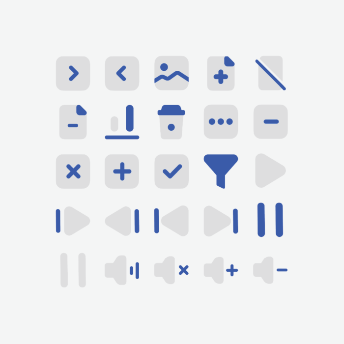 User interface icons