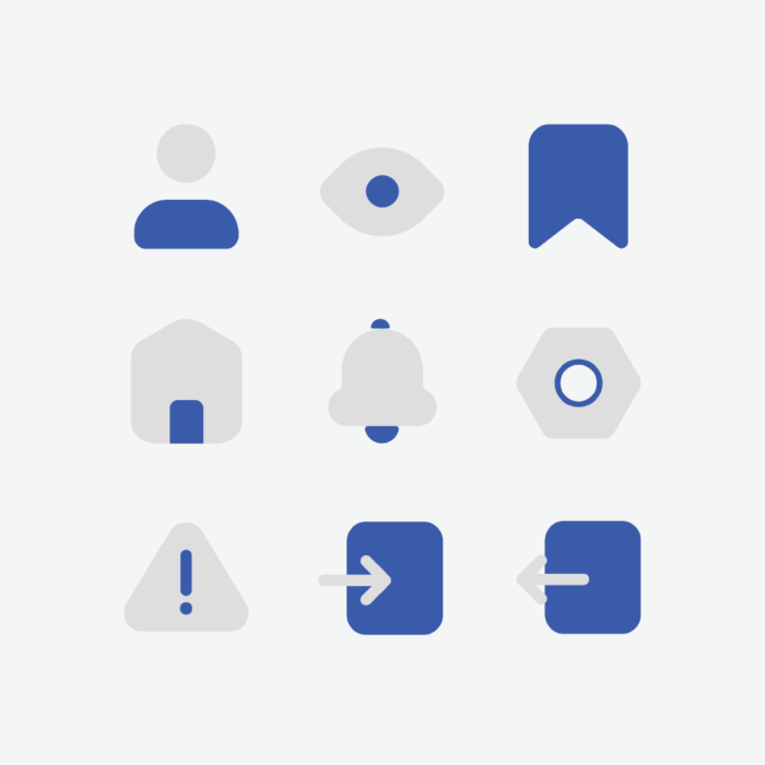 User interface icons