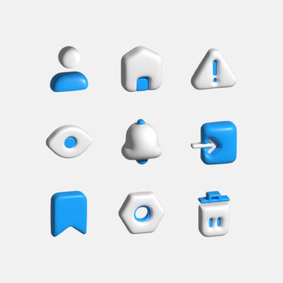 Interfaces 3D Icon pack