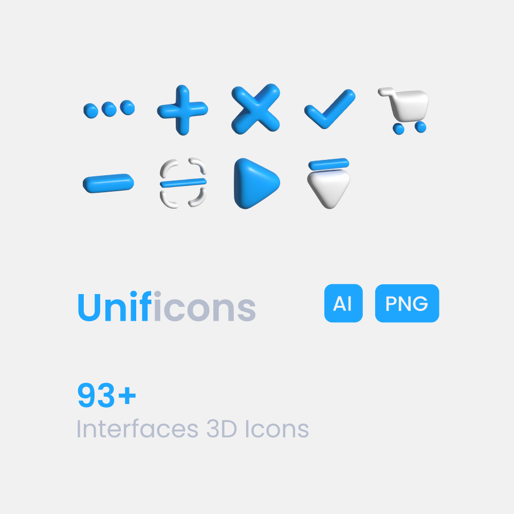 Interfaces 3D Icon pack