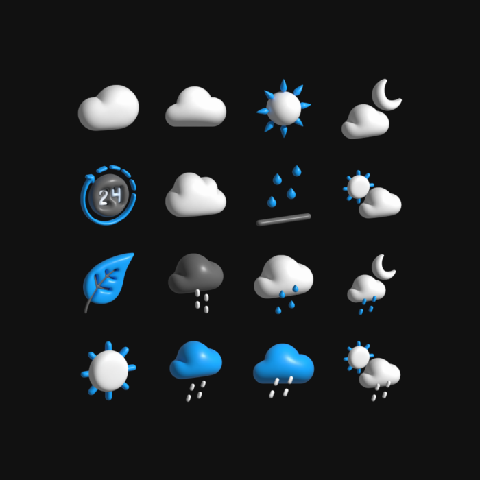 Weather 3D illustration